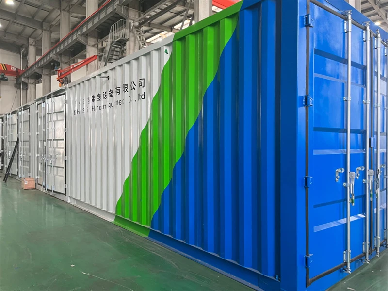 Gecontaineriseerde waterstofverwerkingseenheid